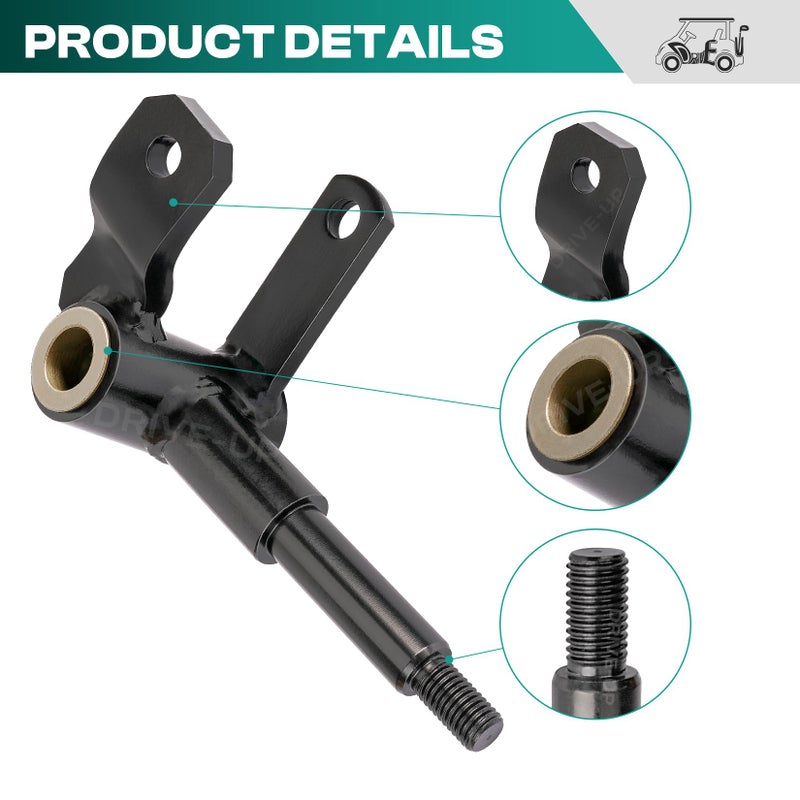 Drive-up Club Car Passenger Side Spindle Assembly for Precedent 2004-up and Tempo 2018-up Golf Cart - Image 2